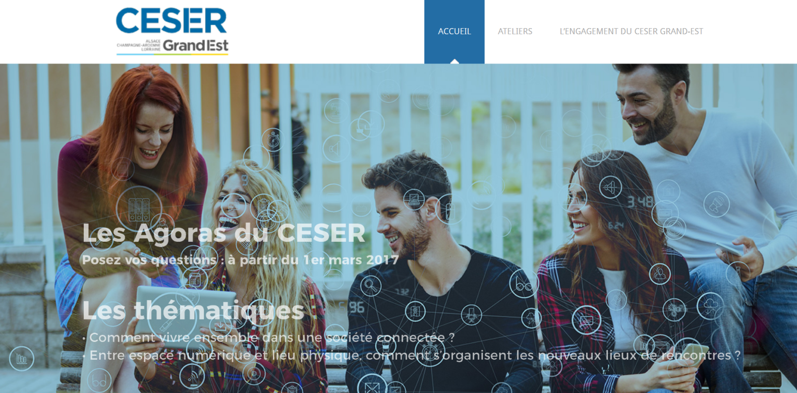 Le lien social à l’ère numérique – Ouverture du forum en ligne agoras.ceser-grandest.fr