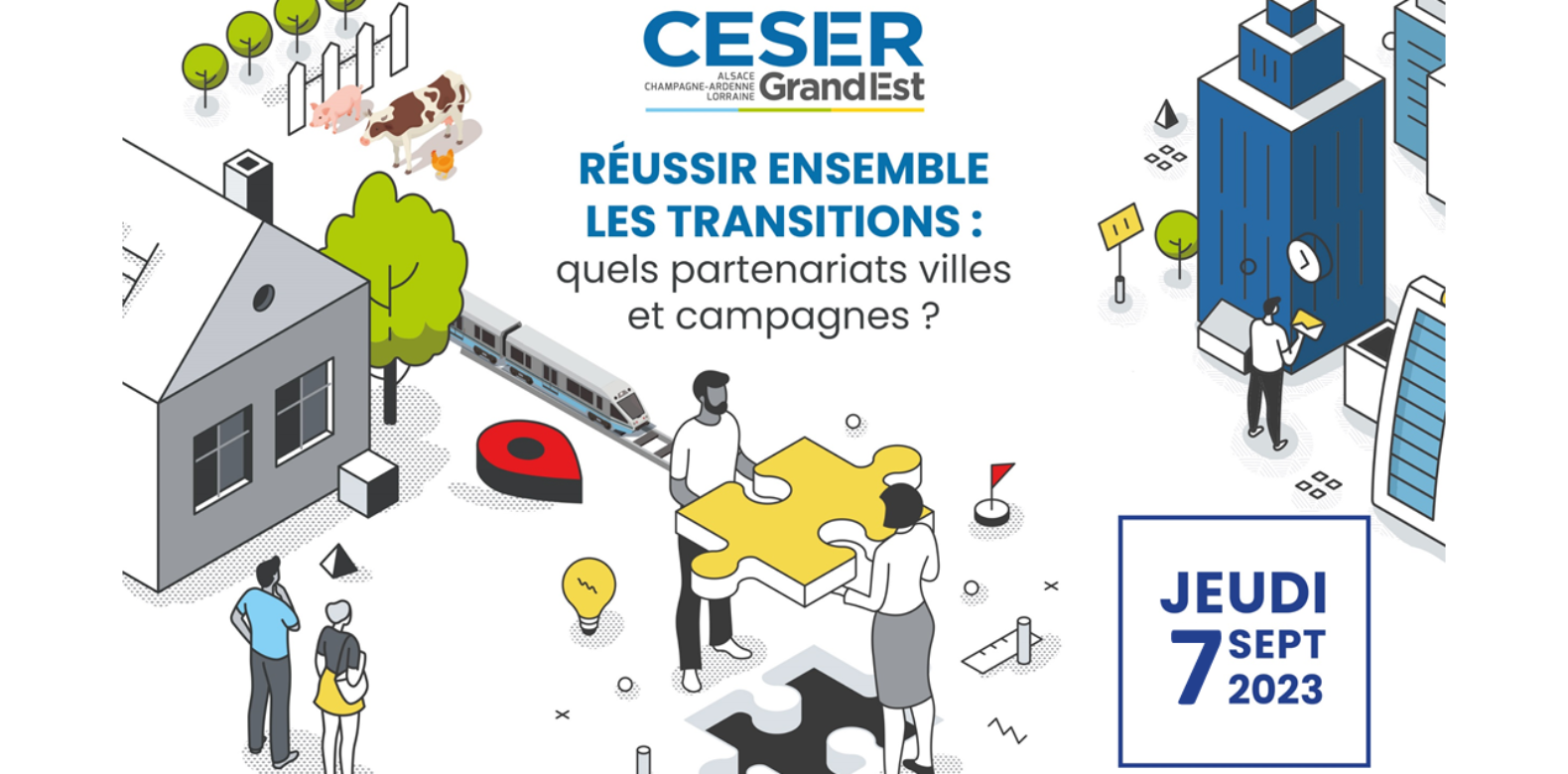 Réussir ensemble les transitions : quels partenariats villes et campagnes ? 07 sept. | Foire de Châlons