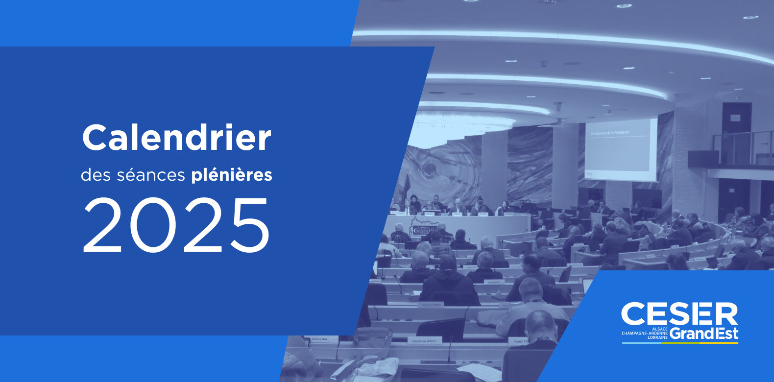 Calendrier des plénières 2025