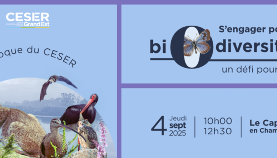 Colloque du CESER Grand Est | « S’engager pour la biodiversité : un défi pour tous »