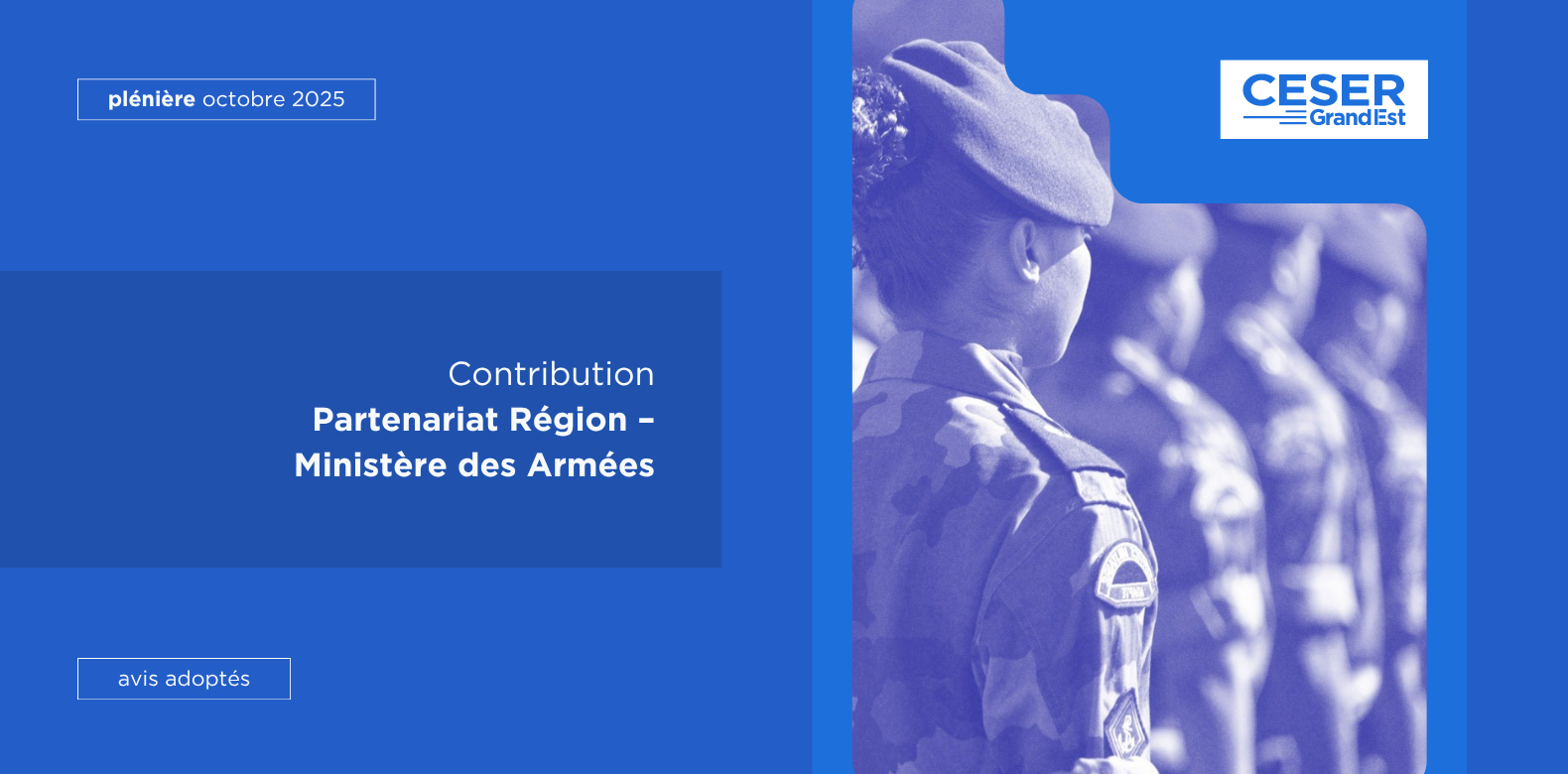 Contribution Partenariat Région – Ministère des Armées