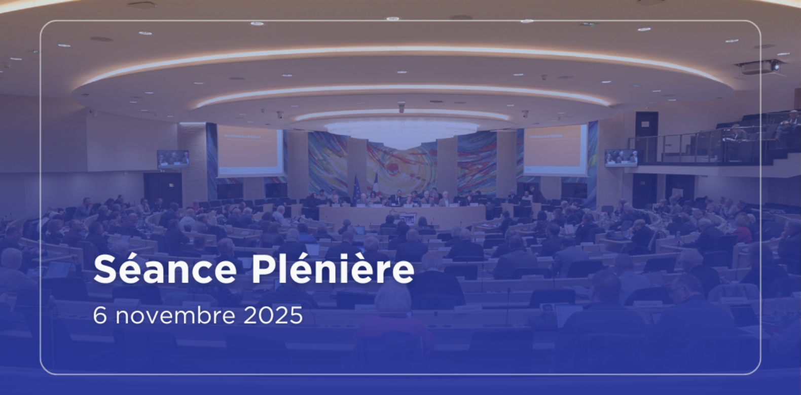 Séance plénière | 6 novembre 2025