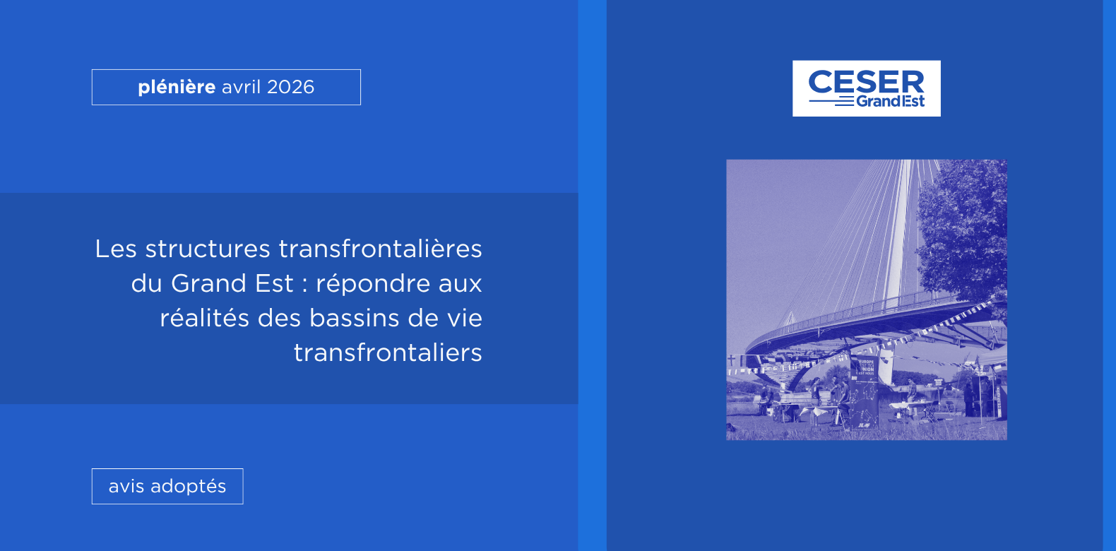 Les structures transfrontalières du Grand Est : répondre aux réalités des bassins de vie transfrontaliers