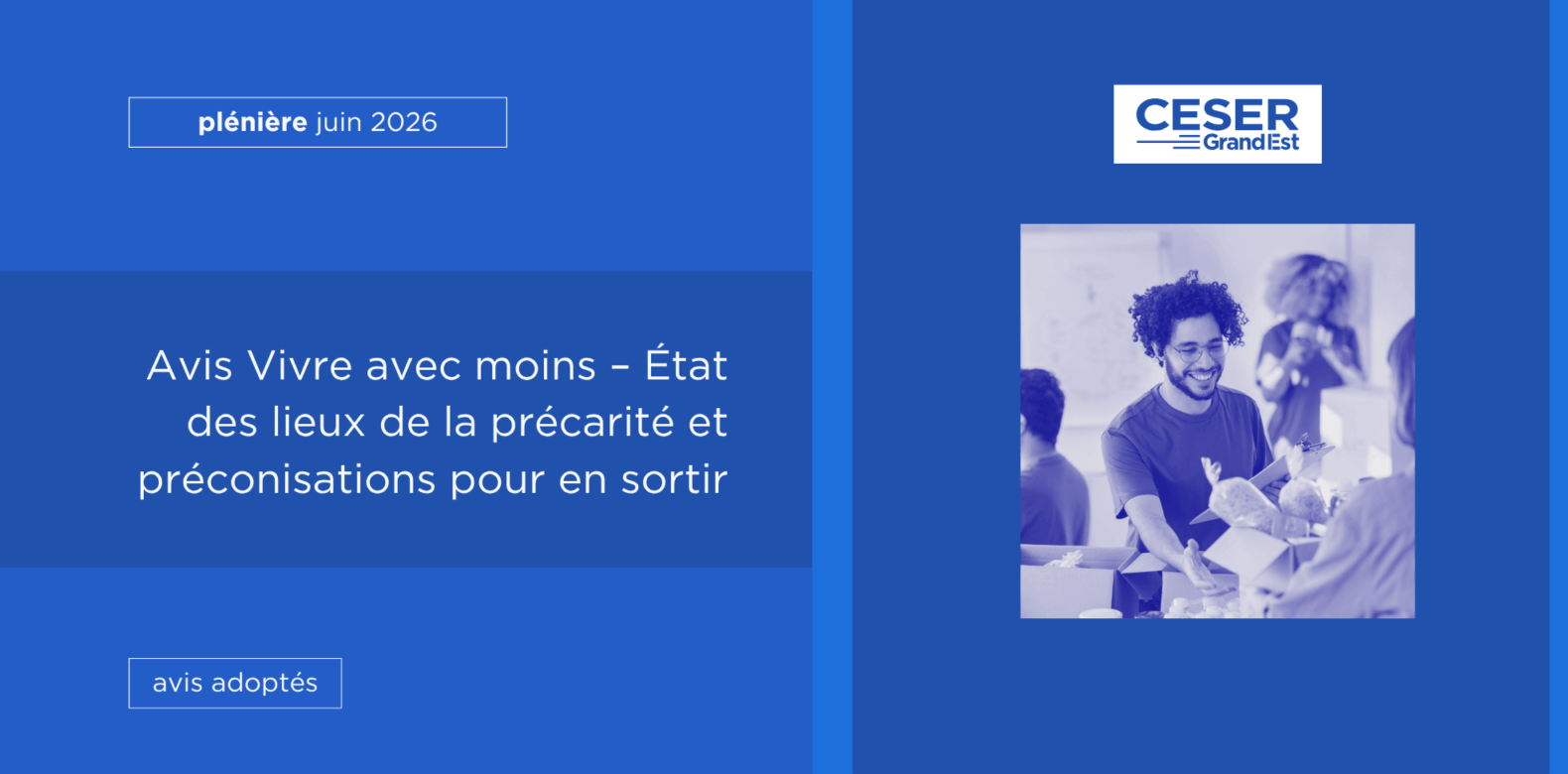 Avis Vivre avec moins – État des lieux de la précarité et préconisations pour en sortir