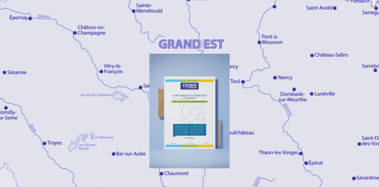 20 indicateurs pour décrypter le Grand Est